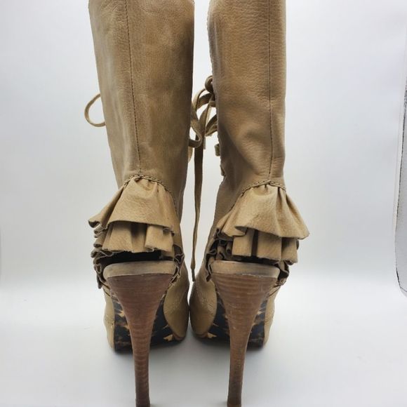 Betsey Johnson LIZZZY Open-Toe Boot S951A - Picture 4 of 8